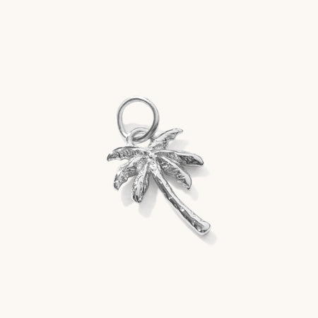 Palm Tree Pendant Silver